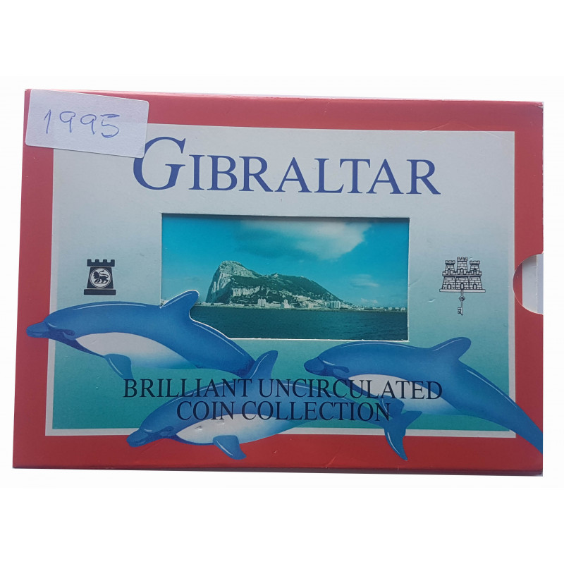Set de Monedas Gibraltar Año 1995 Sin Circular Proof PP