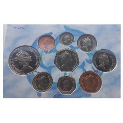 Münzen Pack Gibraltar Year 1995 Unzirkuliert UNC PP