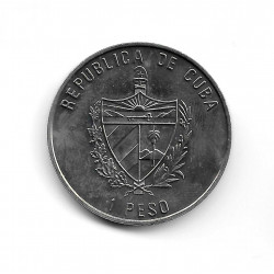 Coin Cuba 1 Peso Year 2007 Mountain Goat