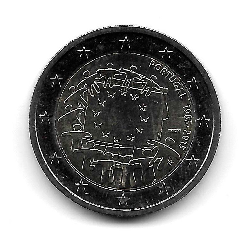 Coin Portugal 2 Euro Year 2015