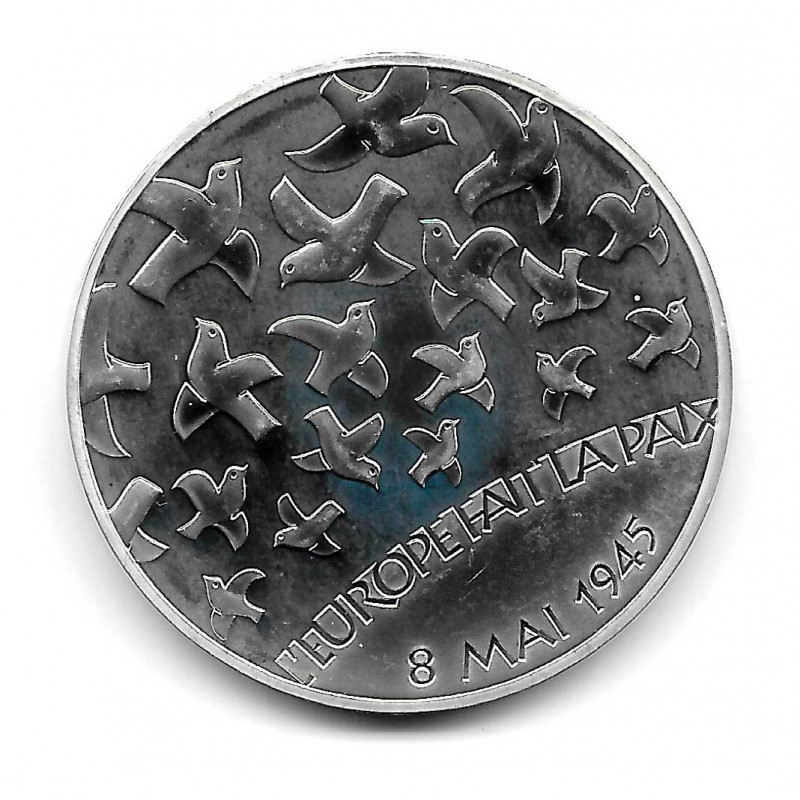 Münze Frankreich 1,5 Euros Jahr 2005 60 Jahre Frieden "Europa Stern" Silber Proof