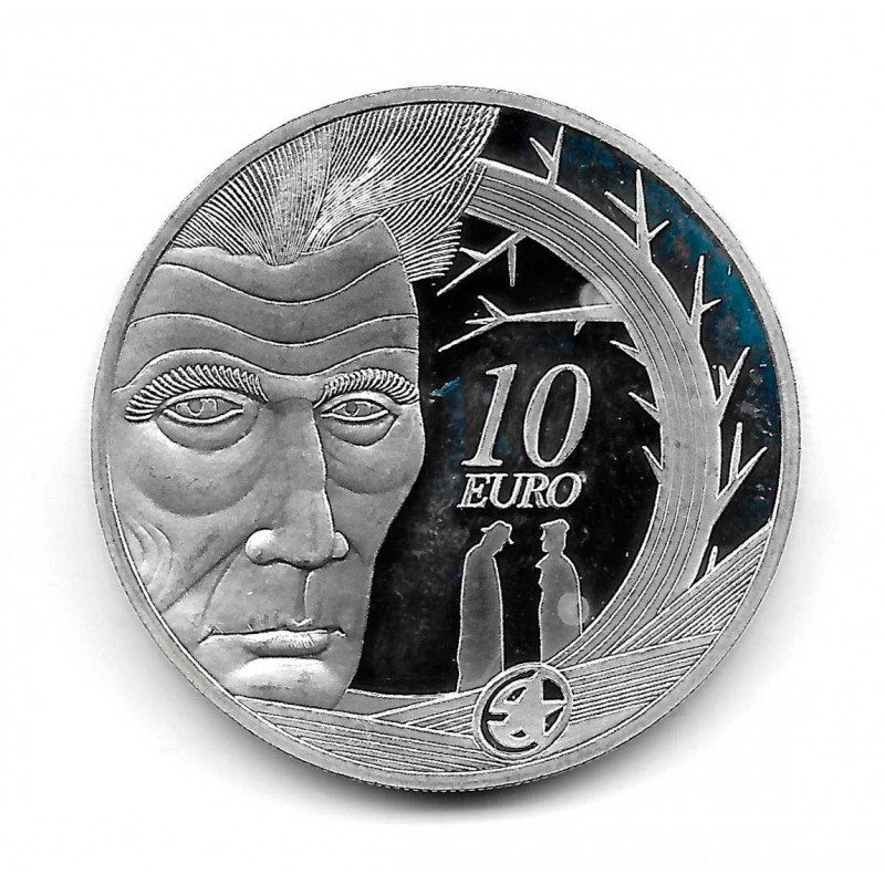 Coin Ireland 10 Euro Year 2006 Samuel Beckett Silver Proof