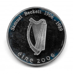 Coin Ireland 10 Euro Year 2006 Samuel Beckett Silver Proof