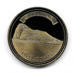 Münze Gibraltar Jahr 2011 5 Pfund Felsen