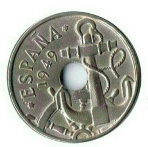 Moneda de 50 centimos de 1941 E-51